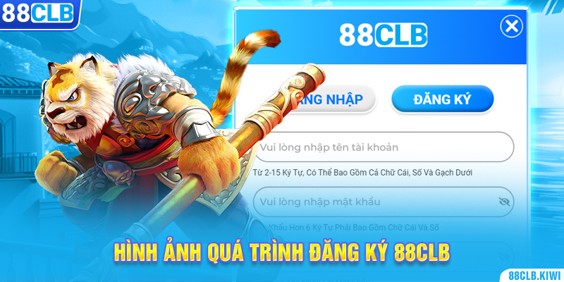 Hình ảnh quá trình đăng ký 88clb.